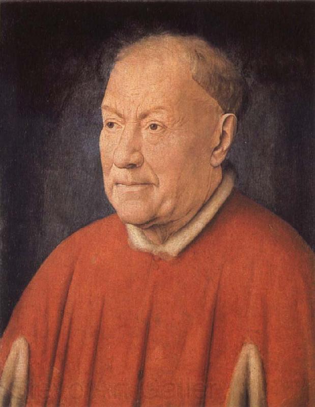 Jan Van Eyck Cardinal Niccolo Albergati France oil painting art
